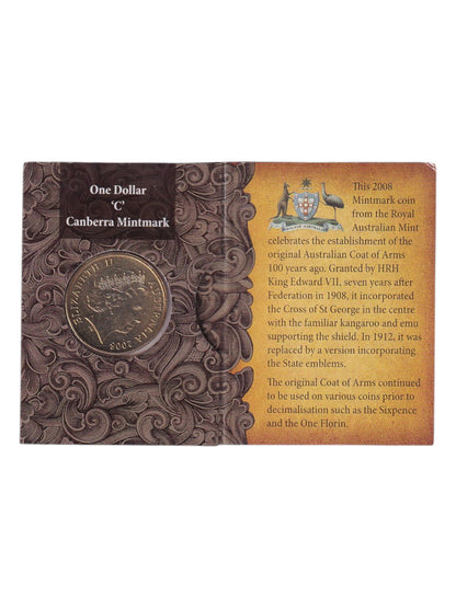 2008 $1 Coin - 100th Anniversary of the Original Coat of Arms