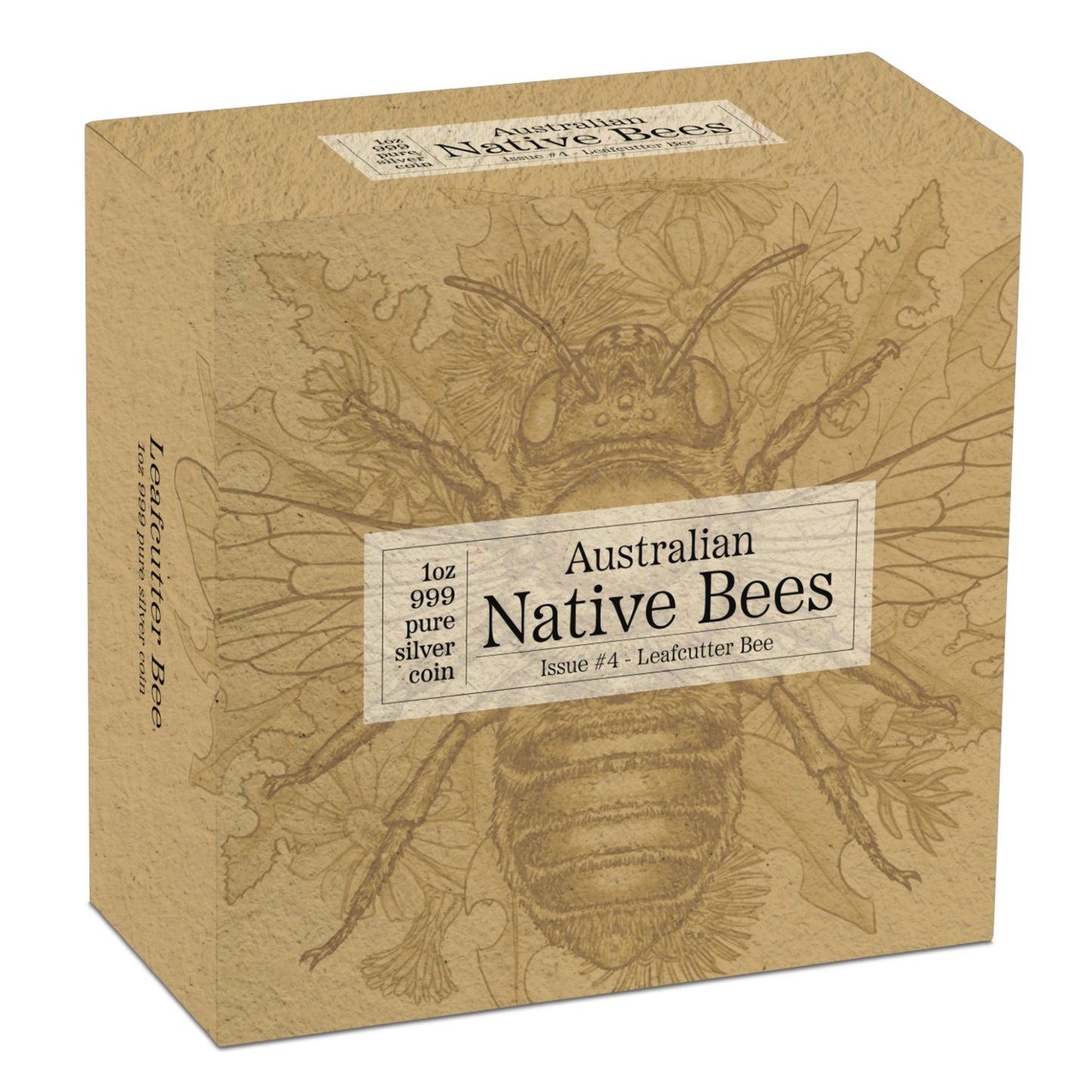 2026 Australian Native Bees - Leafcutter Bee 1oz Silver Proof Hologram Coin