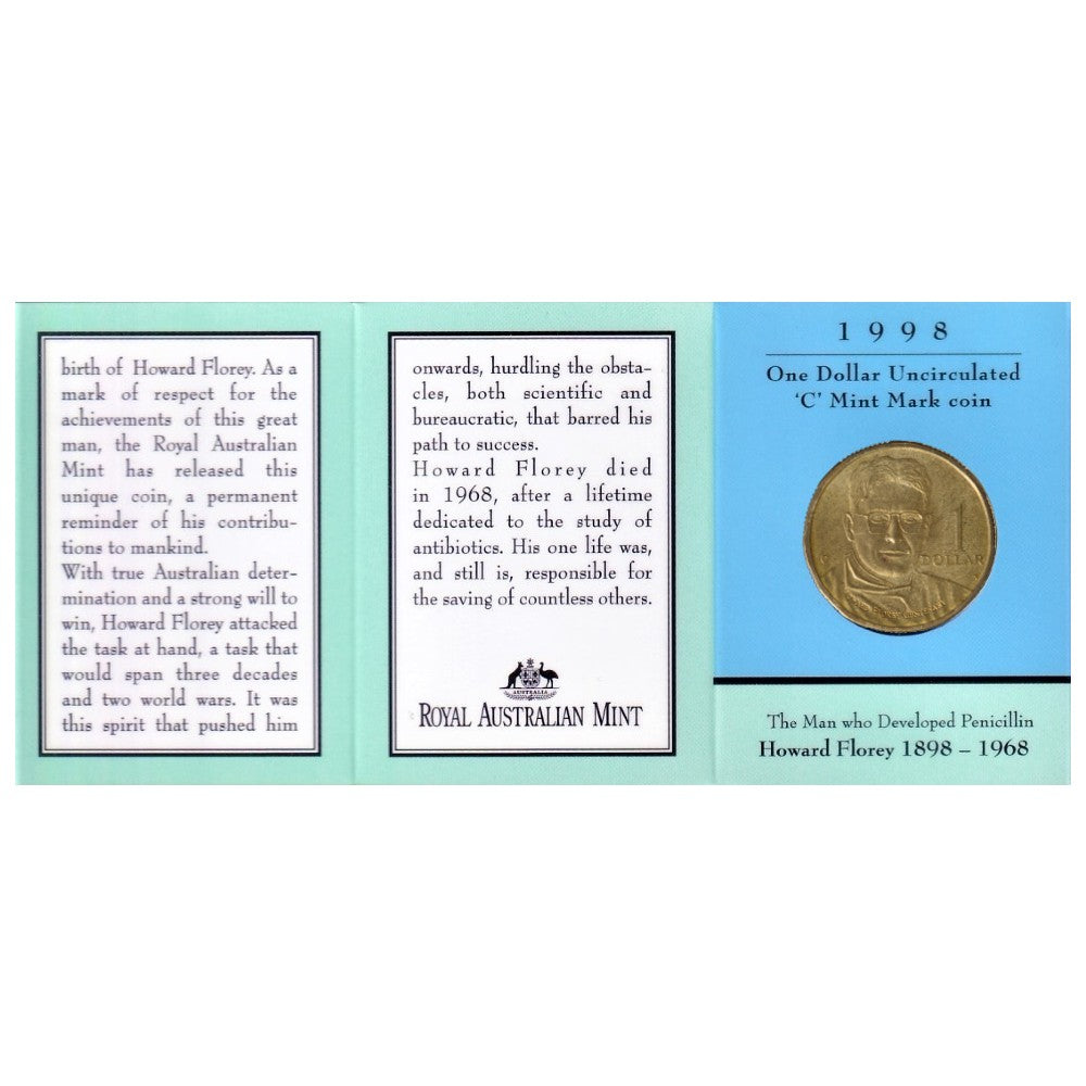 1998 $1 Coin - 100th Anniversary of Howard Florey