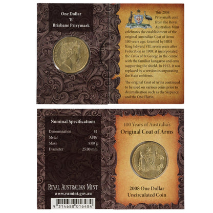 2008 $1 Coin - 100th Anniversary of the Original Coat of Arms