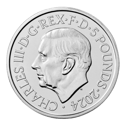 2024 Buckingham Palace UK £5 Brilliant Uncirculated Coin