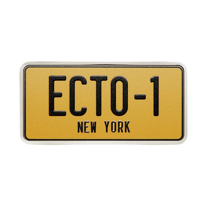 2024 Ghostbusters 2oz Silver Ecto-1 License Plate Shaped Coin