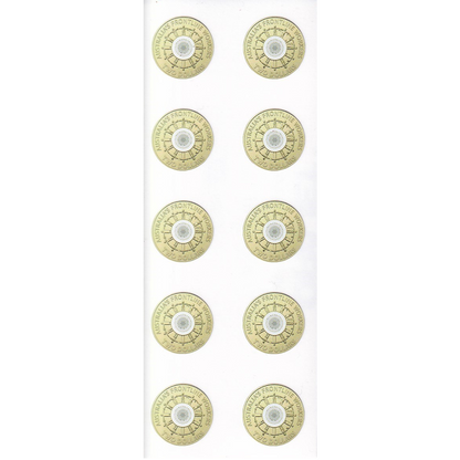 $2 Coin Tube Stickers - 10 Pack - Multiple Types Available