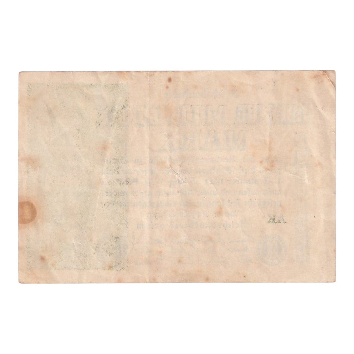 1923 Germany - p102a - 1 Million Mark
