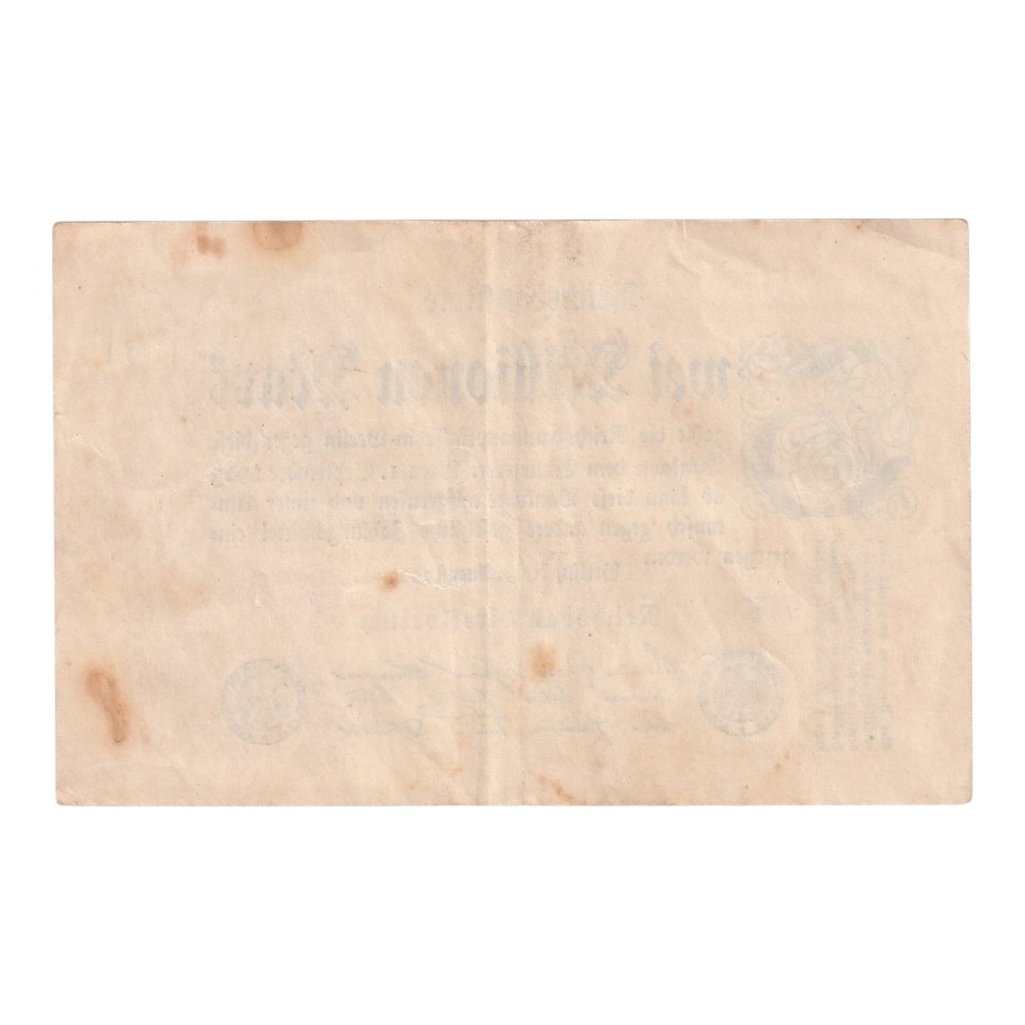 1923 Germany - p104a - 2 Million Mark