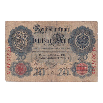 1914 Germany - p46b - 20 Mark