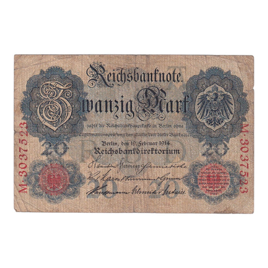 1914 Germany - p46b - 20 Mark
