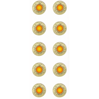 $2 Coin Tube Stickers - 10 Pack - Multiple Types Available