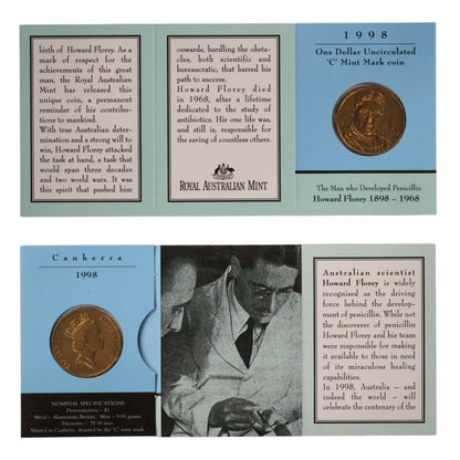 1998 $1 Coin - 100th Anniversary of Howard Florey