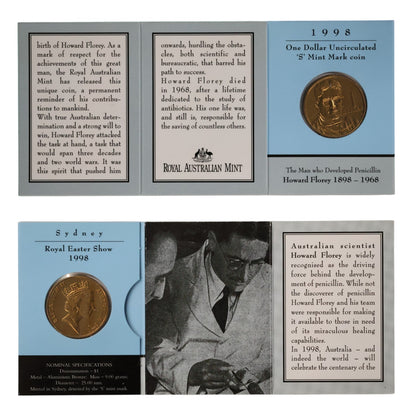 1998 $1 Coin - 100th Anniversary of Howard Florey