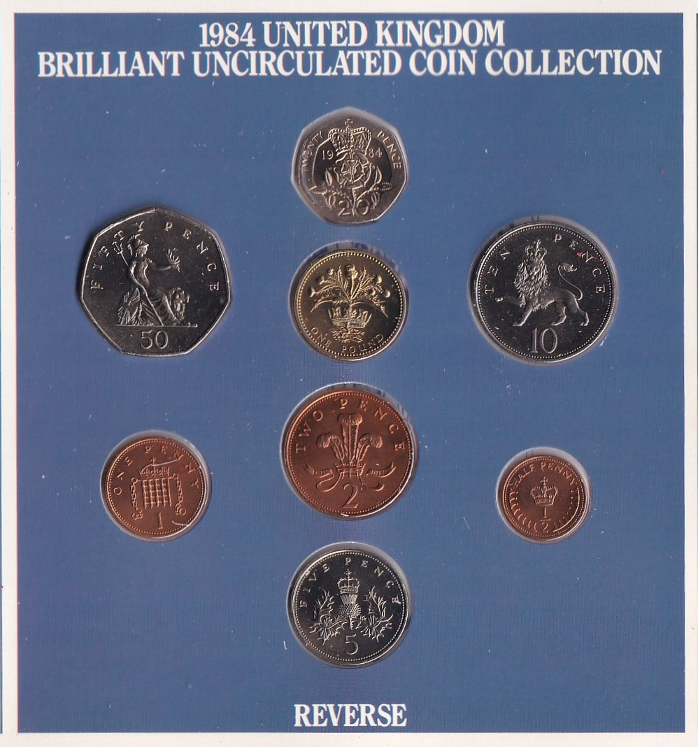 1984 UK Brilliant Uncirculated Coin Collection