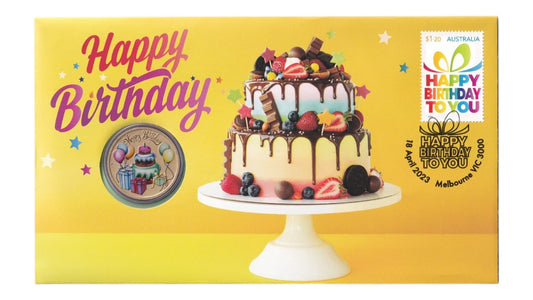 Happy Birthday 2023 Postal Numismatic Cover