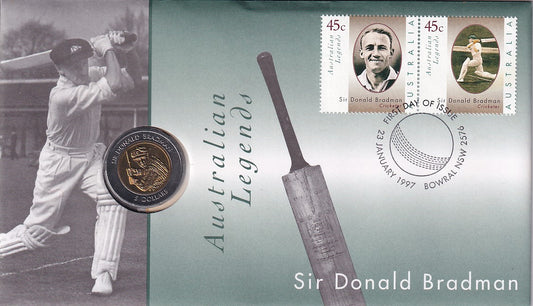 1997 PNC - Sir Donald Bradman - Bi-Metal $5 Coin