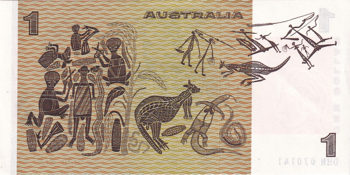 1982 Australian 1 Dollar Note - Johnston/Stone - R78 - About Uncirculated - Multiple Prefix Numbers Available