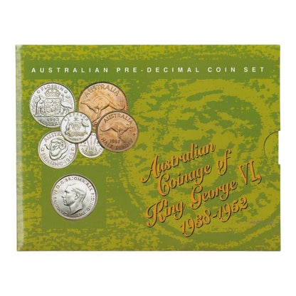 Australian Pre-Decimal Coin Set - Australian Coinage of King George VI, 1938-1952 - Sherwood
