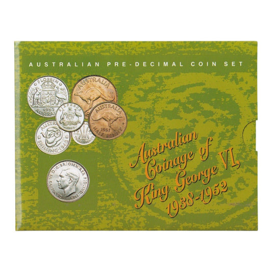 Australian Pre-Decimal Coin Set - Australian Coinage of King George VI, 1938-1952 - Sherwood