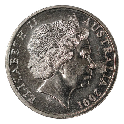 2001 20c Coin - Centenary of Federation - Australian Capital Territory - Uncirculated