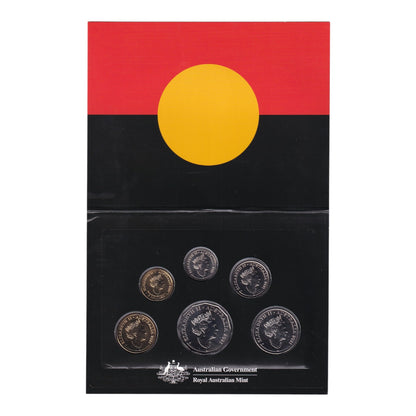 2021 Six Coin Uncirculated Annual Set - 50th anniversary of the Australian Aboriginal Flag