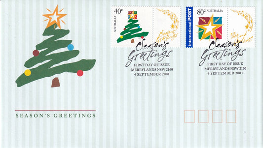 2001 Australian First Day Cover - 2001 Season's Greetings - FDC (2)