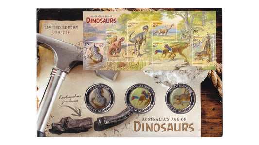 2013 PMC - Impressions - Australia's Age of Dinosaurs - 3 Medallion Cover