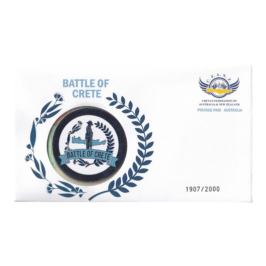 2022 PMC - 80th Anniversary of the Battle of Crete Medallion Cover