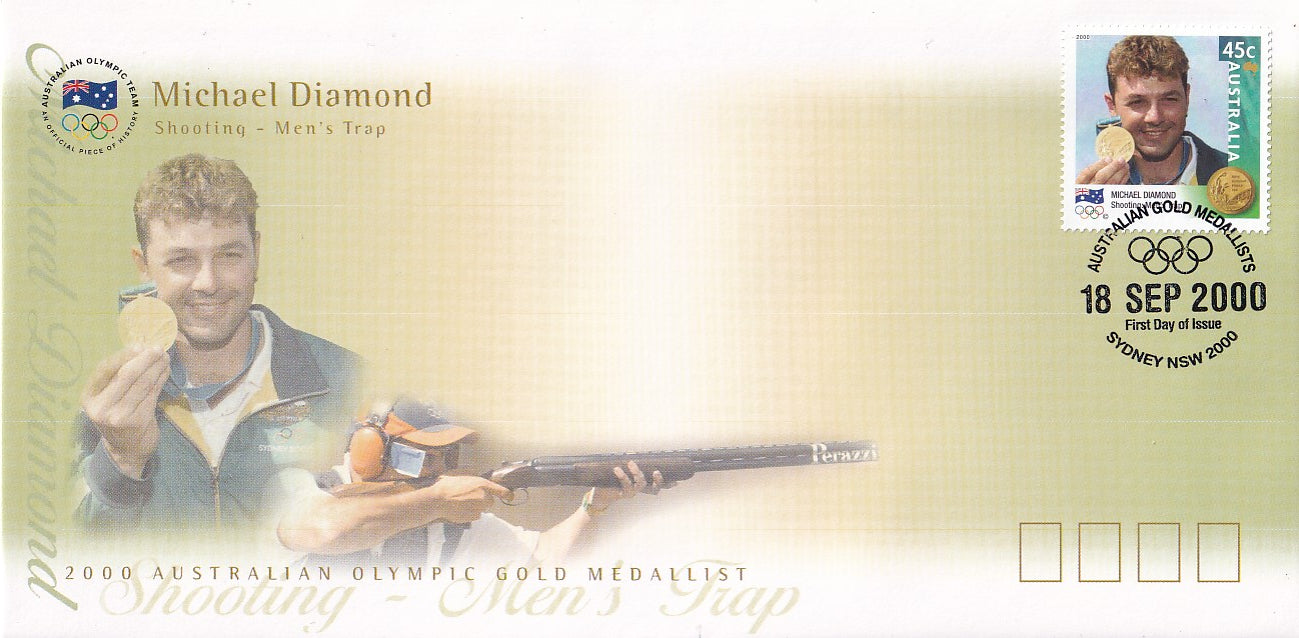 2000 Official Australian Olympic Gold Medallist First Day Covers Collection