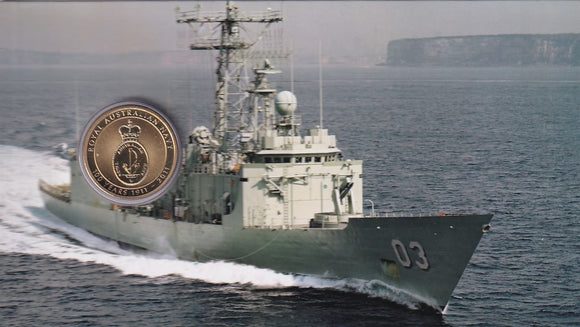2011 Uncirculated $1 Coin - Royal Australian Navy Centenary - Ex-PNC (No Cover)