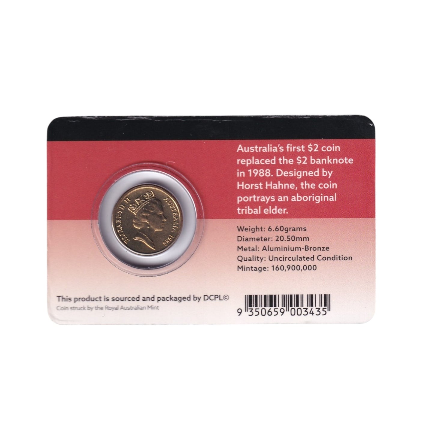 1988 $2 Coin - First Year of Issue Coin Pack