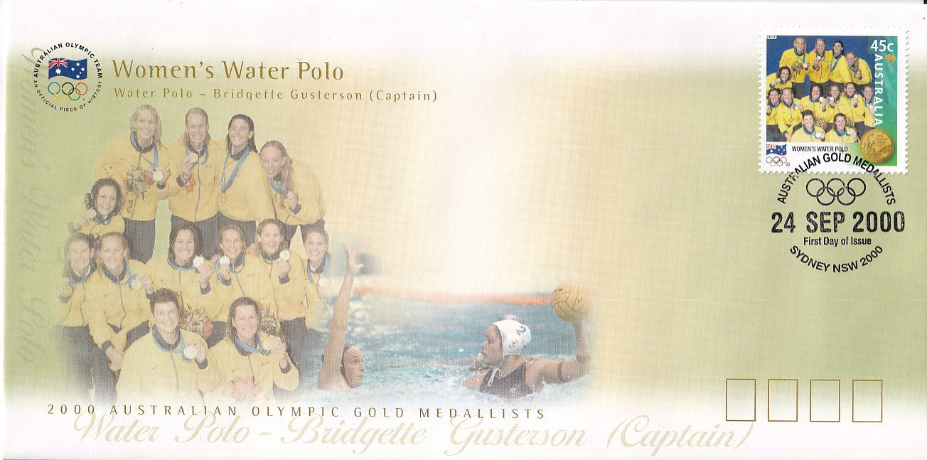 2000 Official Australian Olympic Gold Medallist First Day Covers Collection