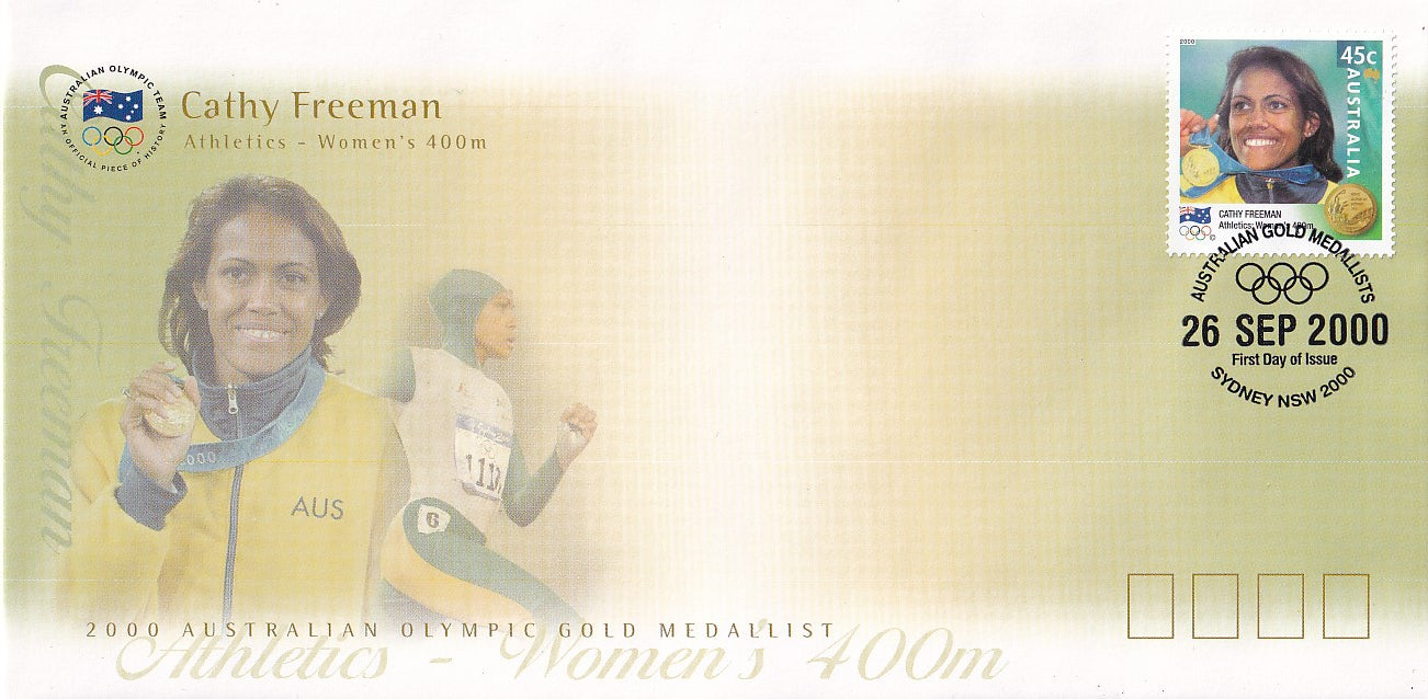 2000 Official Australian Olympic Gold Medallist First Day Covers Collection