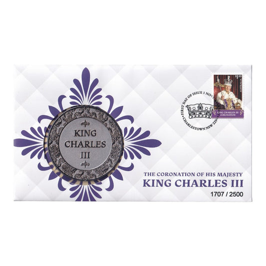 2023 PMC - Coronation of King Charles III Medallion Cover
