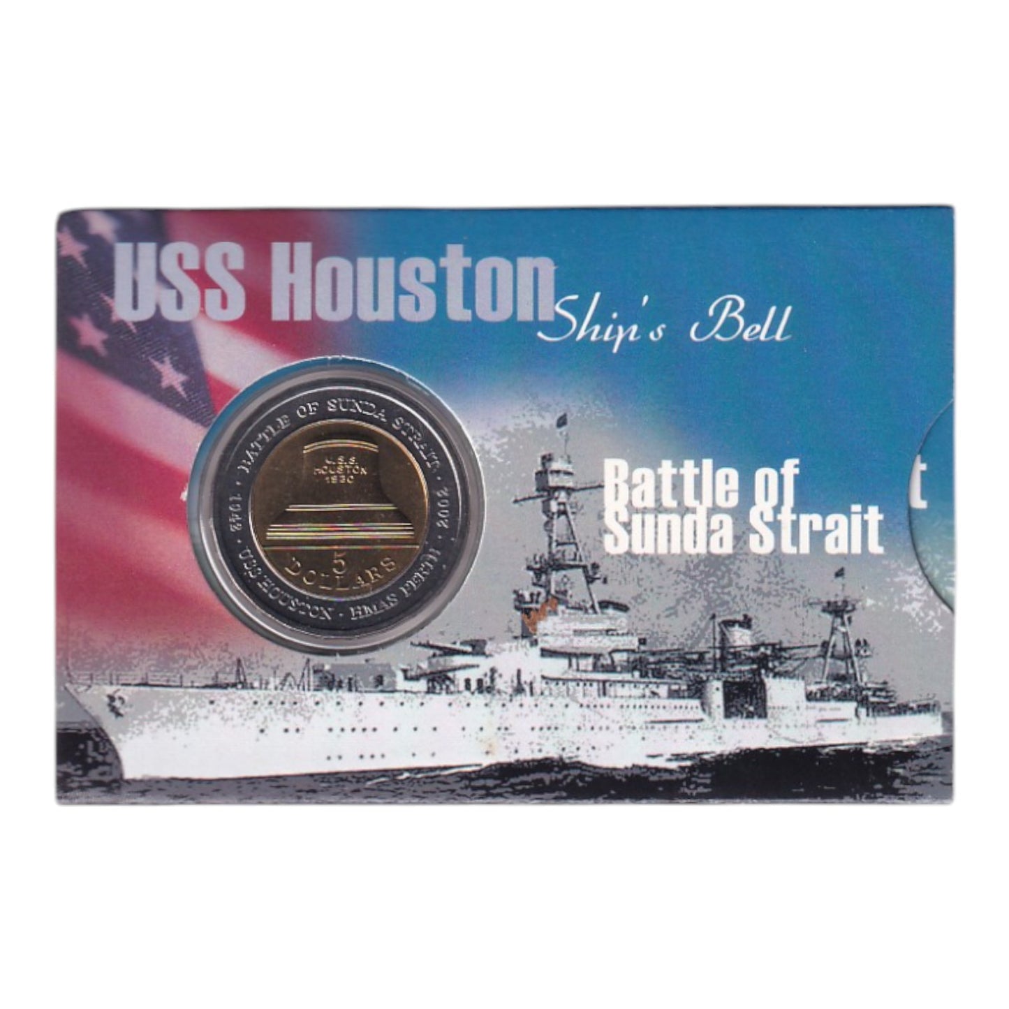 2002 $5 Coin - 60th Anniversary of the Battle of Sunda Strait - HMAS Perth