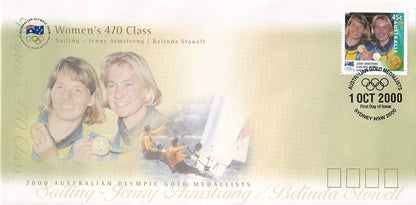 2000 Official Australian Olympic Gold Medallist First Day Covers Collection