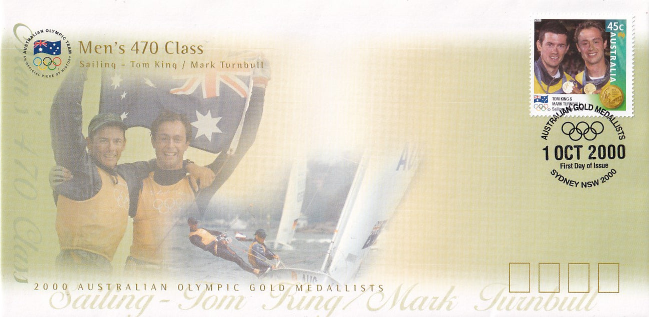 2000 Official Australian Olympic Gold Medallist First Day Covers Collection