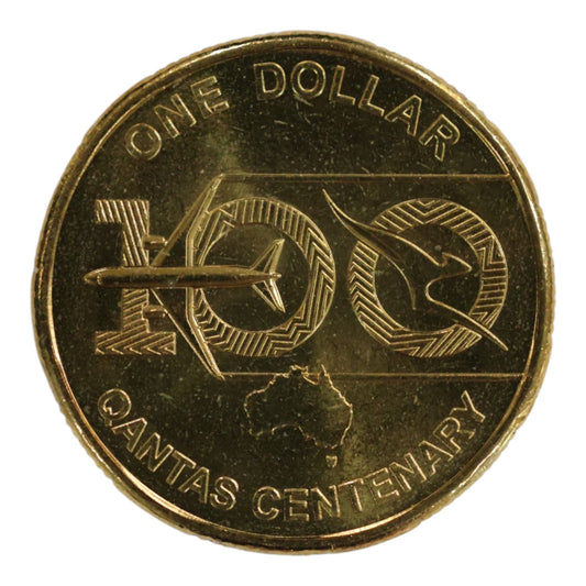 2020 $1 Coin - QANTAS Centenary - Uncirculated