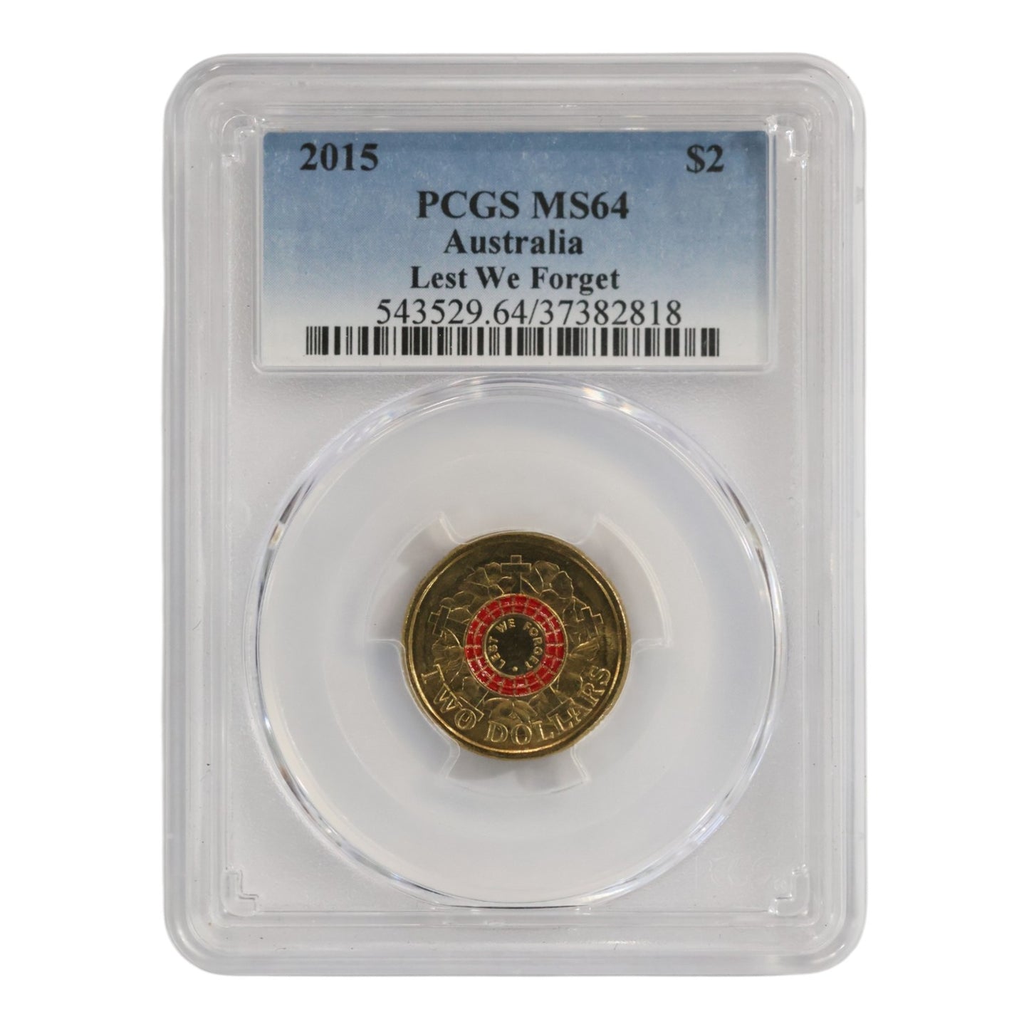 2015 $2 Coin - Lest We Forget - MS64 - #37382818