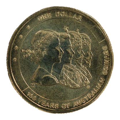 2010 $1 Coin - Centenary of Australian Coinage – 'M' Privy Mark