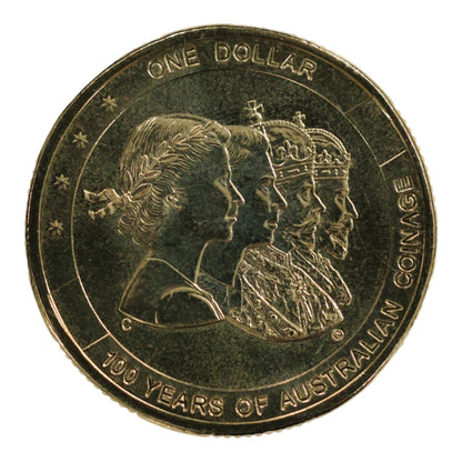 2010 $1 Coin - Centenary of Australian Coinage – 'C' Privy Mark