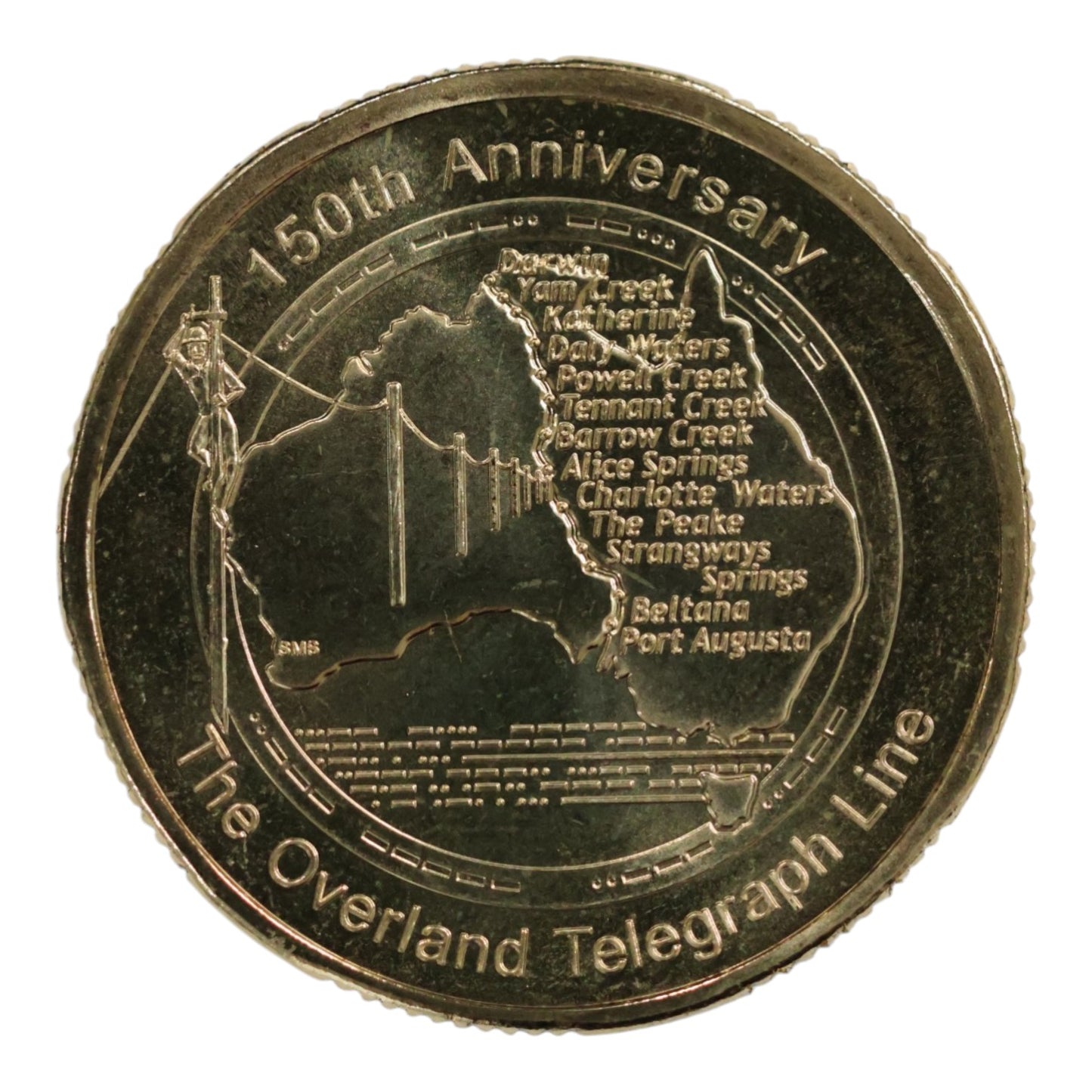 2022 $1 Coin - 150th anniversary of Australian Overland Telegraph Line
