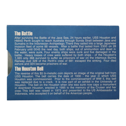 2002 $5 Coin - 60th Anniversary of the Battle of Sunda Strait