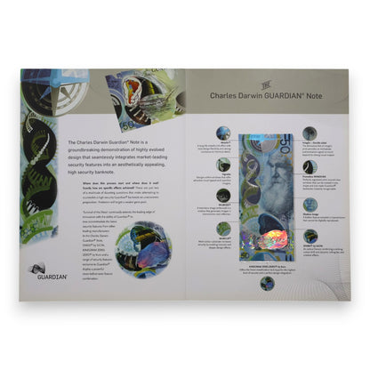 2012 CSIRO Trial Polymer Banknote - The Charles Darwin GUARDIAN® Note
