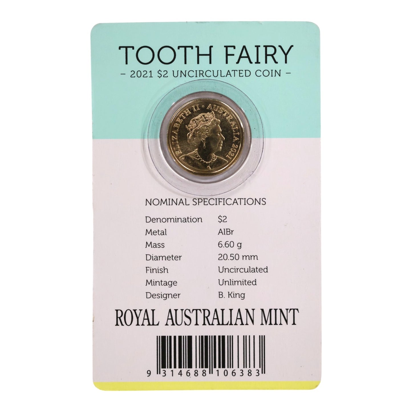 2021 $2 Coin - The Tooth Fairy