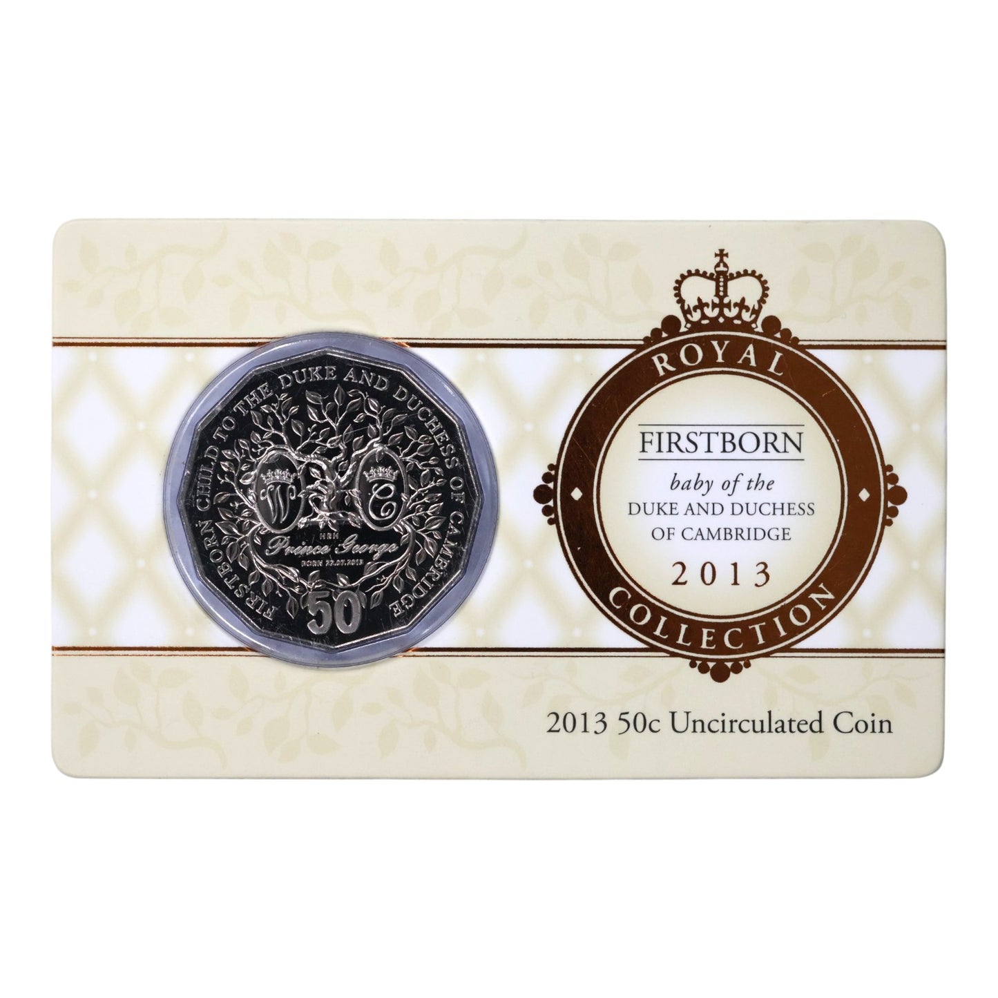 2013 50c Coin – Birth of HRH Prince George of Cambridge