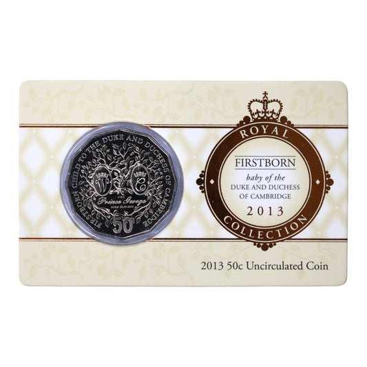 2013 50c Coin – Birth of HRH Prince George of Cambridge