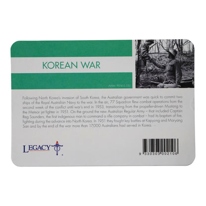 2016 20c Coin - 'Anzac to Afghanistan' - Korean War
