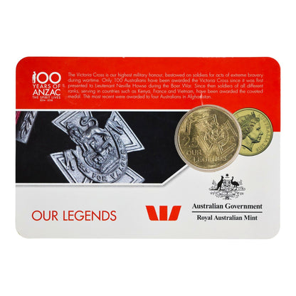 2016 25c Coin - 'Anzac to Afghanistan' - Our Legends