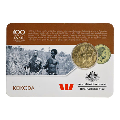 2016 25c Coin - 'Anzac to Afghanistan' - Kokoda