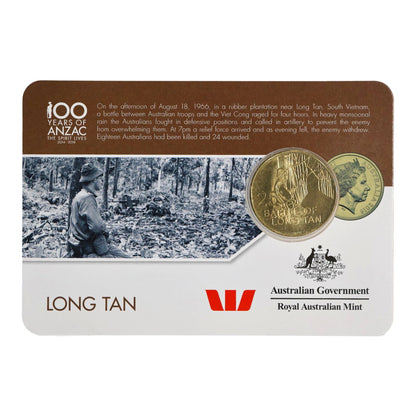 2016 25c Coin - 'Anzac to Afghanistan' - Long Tan