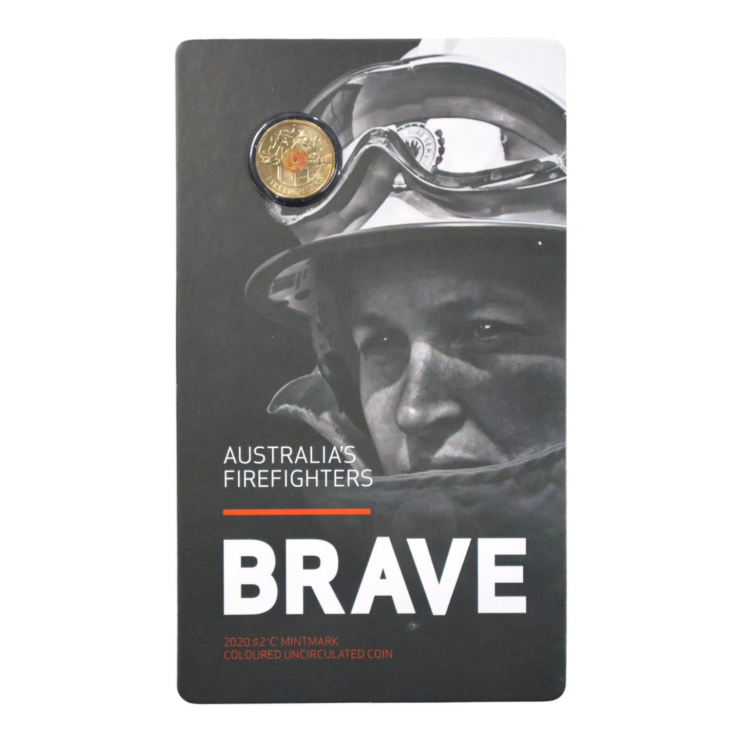 2020 $2 Coloured Uncirculated Coin – Australia's Firefighters - 'C' Mintmark