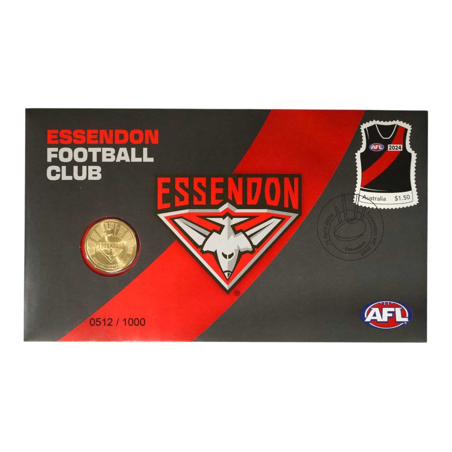 2024 PNC - Australia Post AFL Stamp & Coin Cover - Choose Your Club